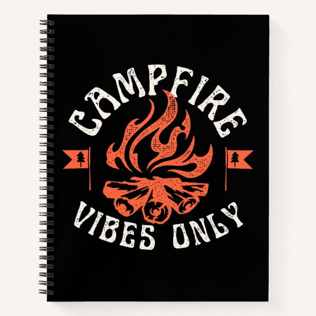 Carnet Ambiance de feu de camp uniquement (Devant)