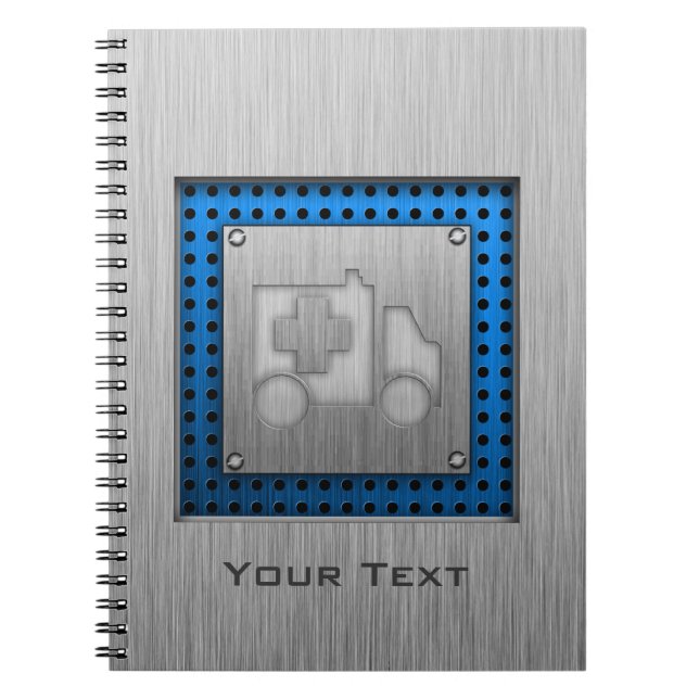 Carnet Ambulance ; Métal-regard (Devant)