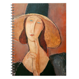 Carnet Amedeo Modigliani - Jeanne Hebuterne en grand Casq