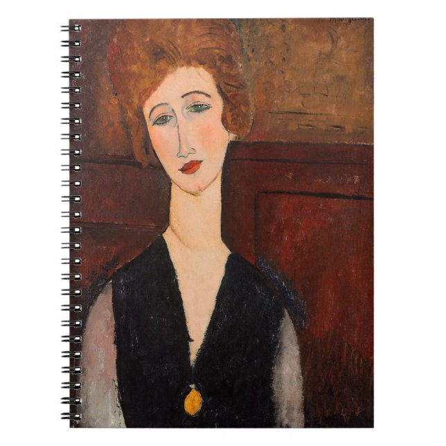 Carnet Amedeo Modigliani - Portrait d'une femme (Devant)