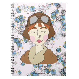 Carnet Amelia Earhart - Femmes notables