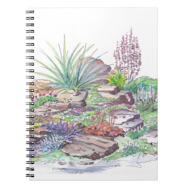 Carnet Aménagement alpin de jardin (Devant)