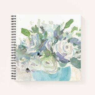 Carnet Aménagement de printemps - Bouquet d'aquarelle