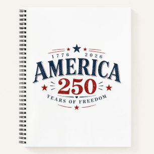 Carnet Amérique États-Unis 250e, 250 Ans de Liberté