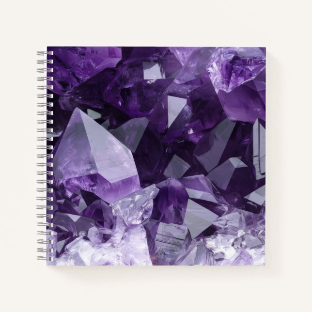 Carnet Amethyst Healing Crystal Cluster (Devant)