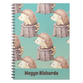 Carnet Amis de la forêt Petit Hérisson Mignon