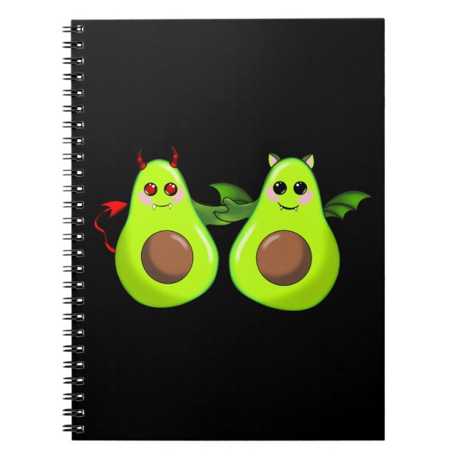Carnet Amis d'Halloween Avocado (Devant)