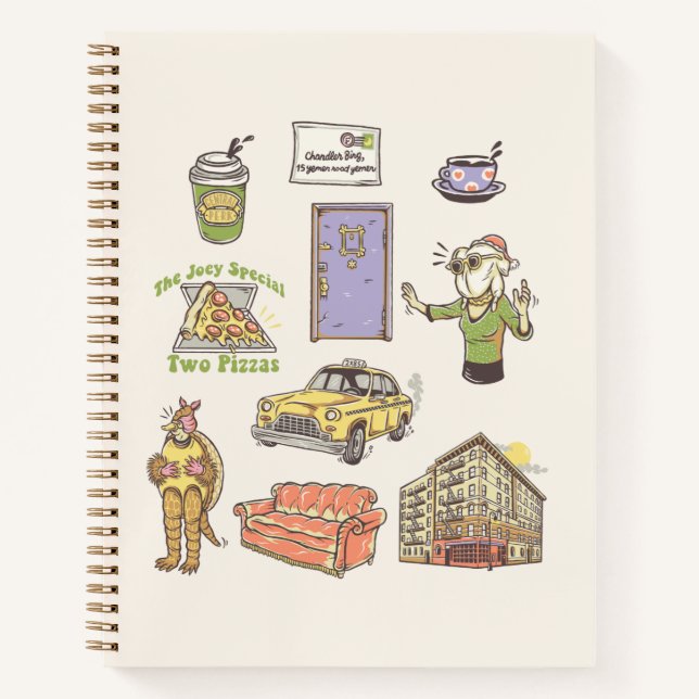 Carnet AMIS™ | Graphique d'icônes de dessin (Devant)