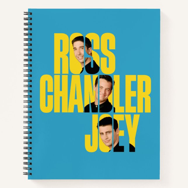 Carnet AMIS™ | Ross, Chandler et Joey (Devant)
