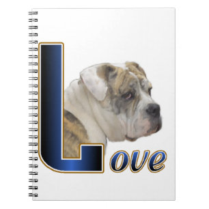 Carnet Amour du Bulldog anglais