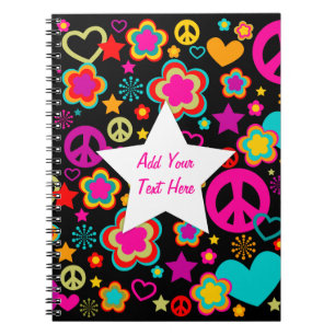 Carnet Amour et tout de paix Girly