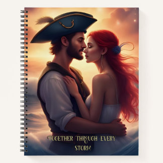 Carnet Amour manifeste - Romantique couple de pirates