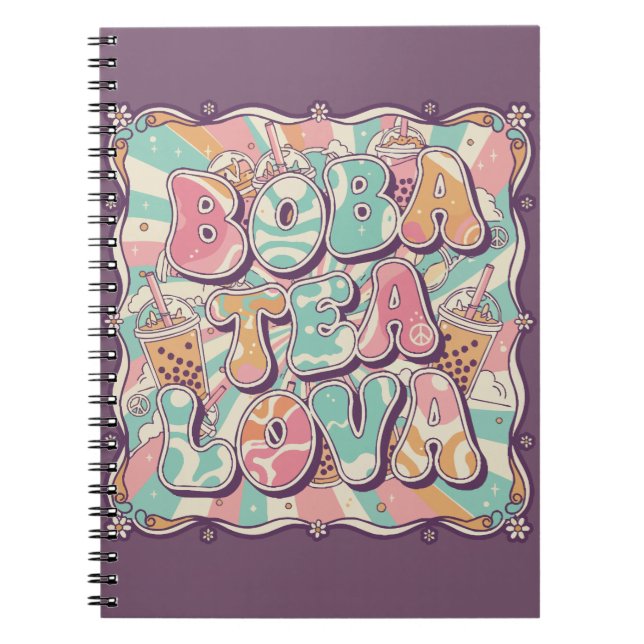 Carnet Amoureux de Bubble Tea (Devant)