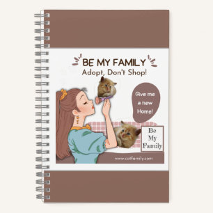 Carnet Amoureux de chats mignons et fiers de leur famille