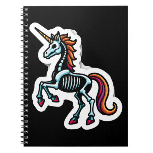 Carnet Amoureux de licorne squelette drôle Costume Hallow