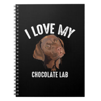 Carnet Amoureux des chiens | J'adore mon laboratoire de c