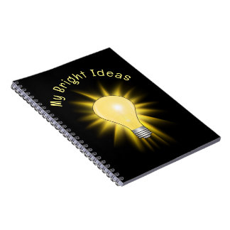 Carnet Ampoule lumineuse Idée