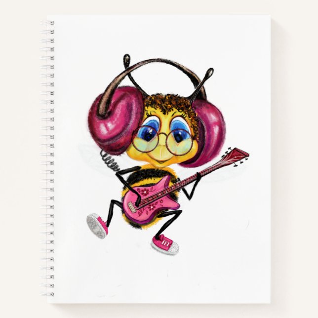 Carnet amusant avec la guitare (Devant)