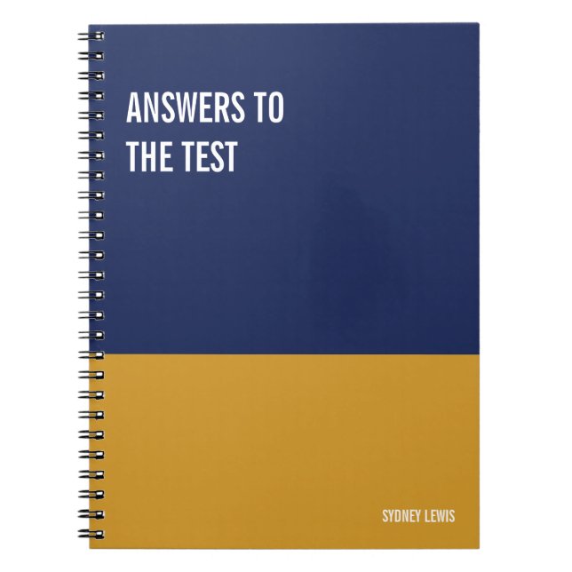 Carnet amusant, Journal de la tablette d'écriture  (Devant)