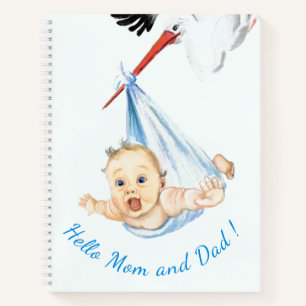 Carnet amusant pour bébé portatif - Texte personna