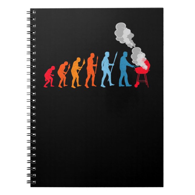 Carnet Amusante évolution barbecue Grill Viande Grill Gri (Devant)
