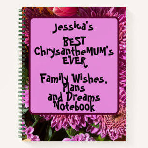 Carnet Amusante personnalisation des souhaits, plans et r