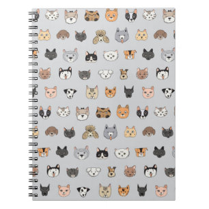 Carnet Amusement animal : Chiens de chats Doodle Mix