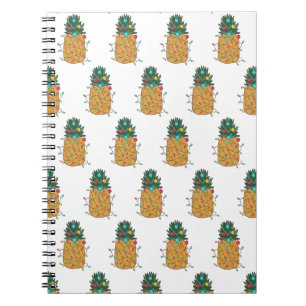 Carnet Ananas de Noël tropical