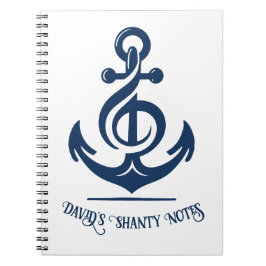 Carnet Ancre mélodie nautique