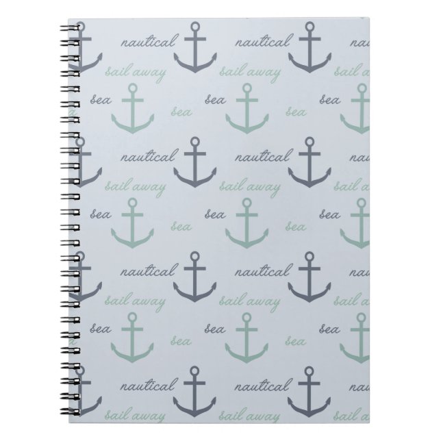 Carnet Ancres marines nautiques (Devant)
