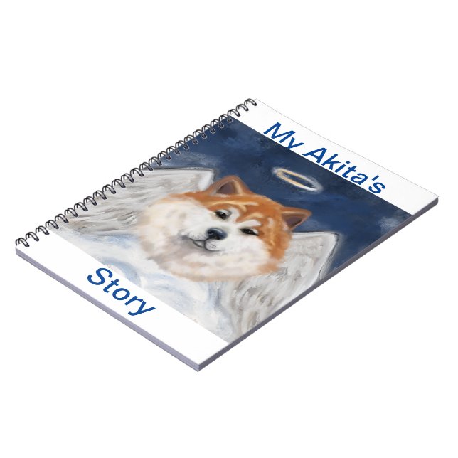 Carnet Ange Akita (Côté gauche)
