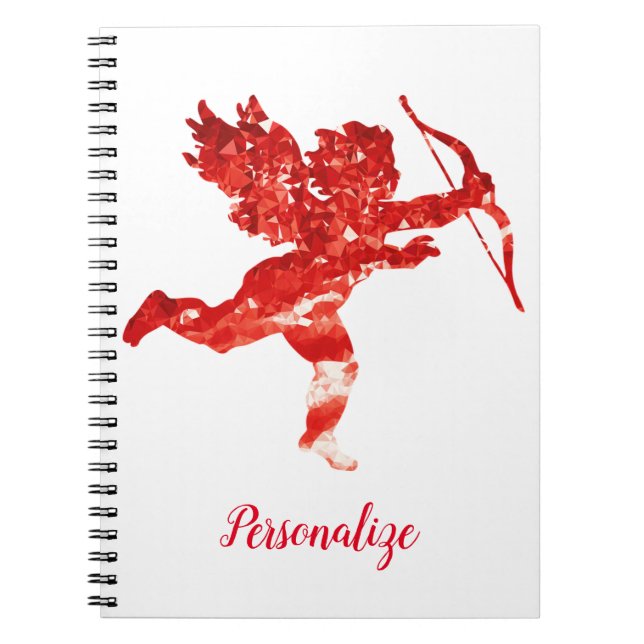 Carnet Angel Cupid Red Cherub (Devant)