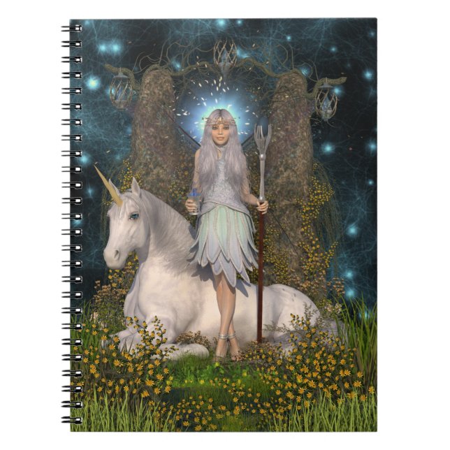 Carnet Angel Princess et Unicorn (Devant)