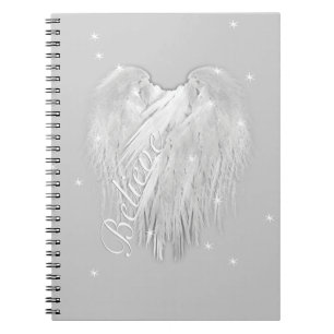 Carnet ANGEL WINGS 'Croire' Coeur magique