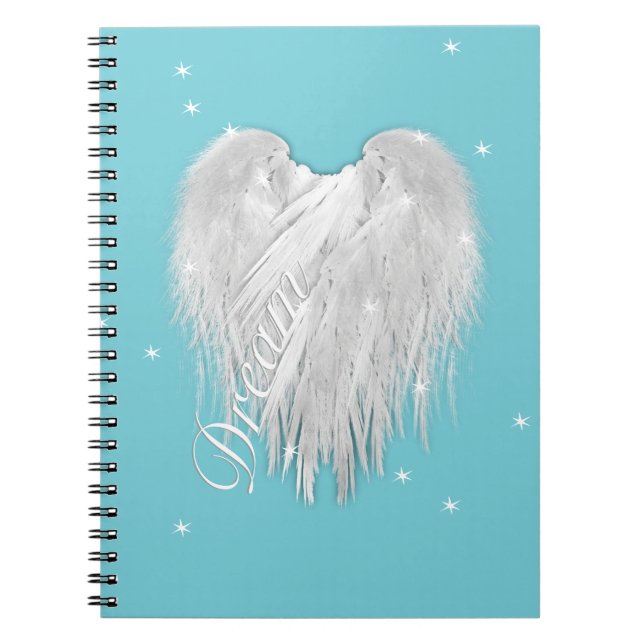 Carnet ANGEL WINGS 'Dream' Coeur magique (Devant)