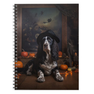 Carnet Anglais Cocker Espagnol Citrouille Halloween effra