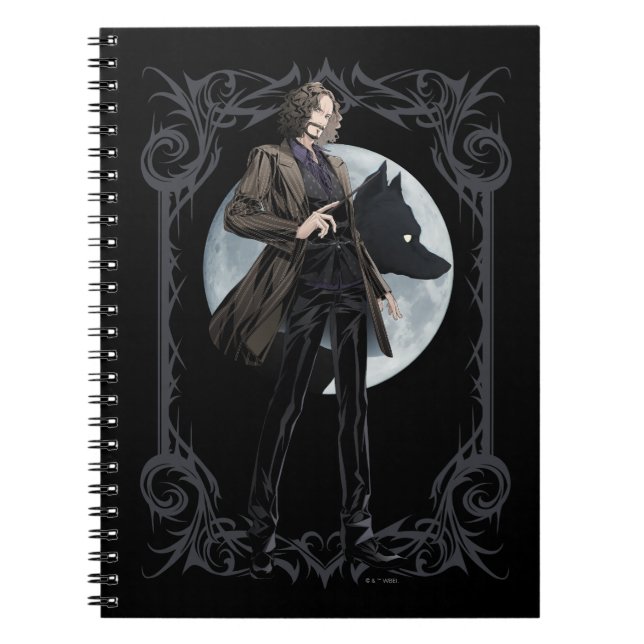 Carnet Animagus noir Anime Sirius (Devant)