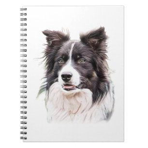 Carnet Animal de chien de Collie Frontière
