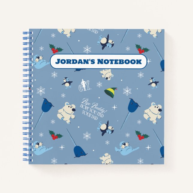 Carnet Animal Friends "Bye Buddy" Motif d'hiver (Devant)