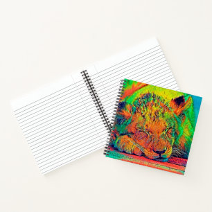 Carnet AnimalColor_Lion_002