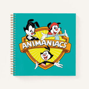 Carnet Animaniacs Warner Brothers & Sister WB Shield