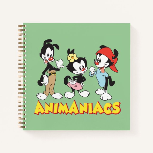Carnet Animaniacs | Yakko, Dot et Wakko debout (Devant)
