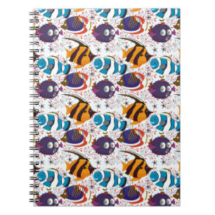 Carnet Animaux aquatiques motif   vie sous-marine océan 4