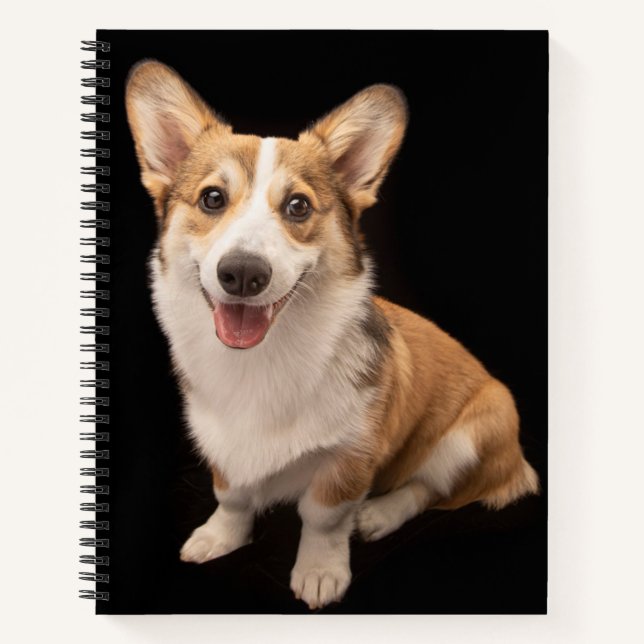 Carnet Animaux de bébés cutest | Corgi Puppy Smile (Devant)
