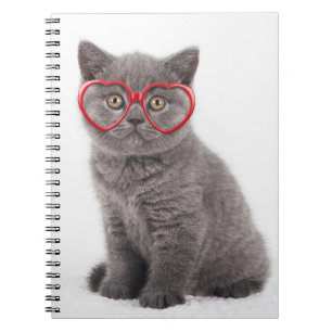 Carnet Animaux de bébés cutest Lunettes cardiaques de c