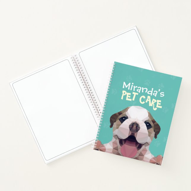 Carnet Animaux de compagnie assis Bain Salon Grooming Foo (Intérieur)