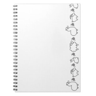 Carnet Animaux de fibre