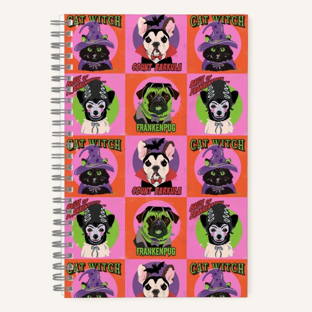 Carnet Animaux d'Halloween (Recto)