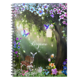 Carnet Animaux enchantés de la forêt de fantaisie