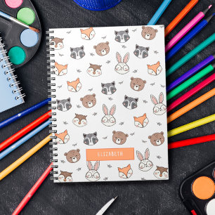 Carnet Animaux mignons de dessins animés pour enfants en 